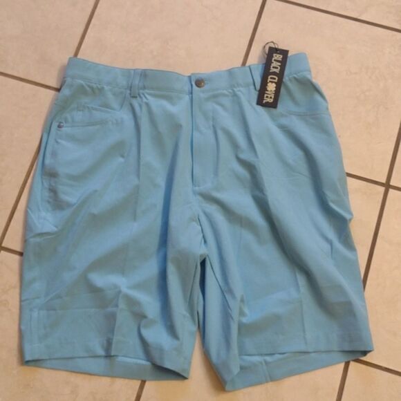 NWT Black Clover JP2 Short Live Lucky Light Blue Golf  size 36 - Picture 2 of 11